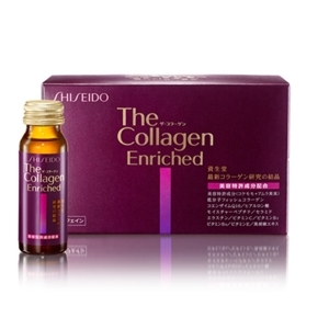 Nước uống tăng cường collagen Shiseido The Collagen Enriched - 50 mg , 10 lọ