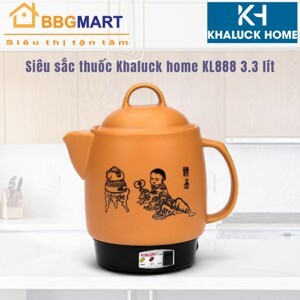 Ấm sắc thuốc Khaluck KL888 (KL-888) - 3.3 lít, 450W