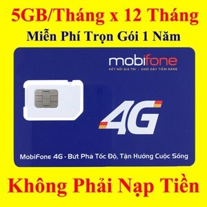 Sim 4G MobiFone F500 trọn gói 1 năm sử dụng miễn phí