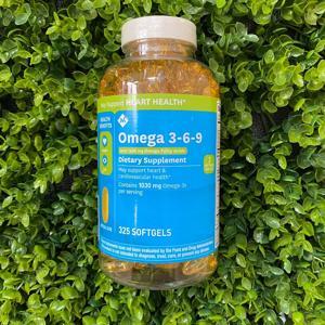 Simply Right Omega 3-6-9 Plus - Viên bổ sung Omega 3 - 6 - 9 bảo vệ tim mạch, tăng cường trí não, 325 viên