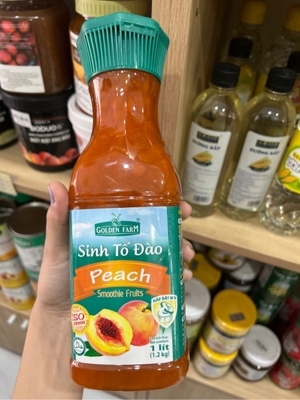 Sinh tố đào Golden farm 1 Lít