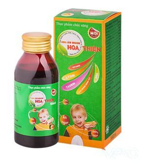 Siro Ăn Ngon Hoa Thiên chai 120ml– Hỗ trợ giúp trẻ ăn ngon, tăng cân đạt chuẩn