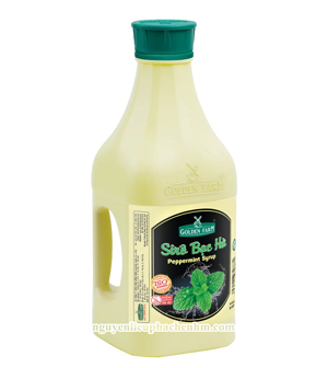 Siro bạc hà Golden Farm - 2L