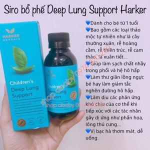 Siro bổ phế Harker Herbals Deep Lung 150ml