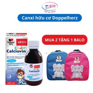 Siro bổ sung canxi DoppelHerz 200ml cho bé từ 3 tuổi