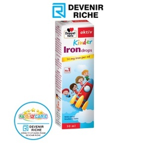 Siro bổ sung sắt Doppelherz Kinder Iron Drops 30ml