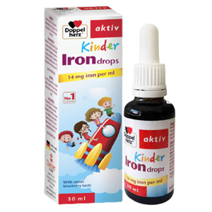 Siro bổ sung sắt Doppelherz Kinder Iron Drops 30ml