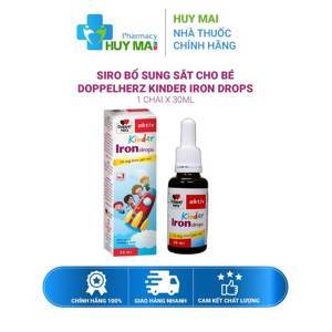 Siro bổ sung sắt Doppelherz Kinder Iron Drops 30ml