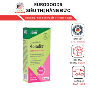 Siro bổ sung sắt Floradix Salus - 250ml