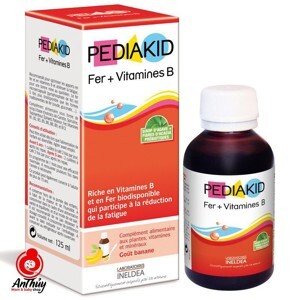 Siro bổ sung sắt Pediakid Fer + Vitamines B 125ml