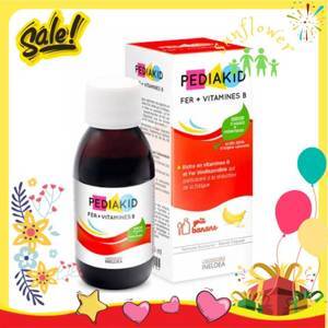 Siro bổ sung sắt Pediakid Fer + Vitamines B 125ml