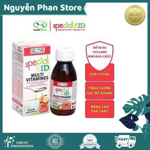 Siro bổ sung vitamin cho trẻ Special Kid Multivitamines Vị Cam 125ml