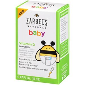 Siro bổ sung Vitamin D Zarbee Naturals Baby cho trẻ từ 0 tháng tuổi trở đi