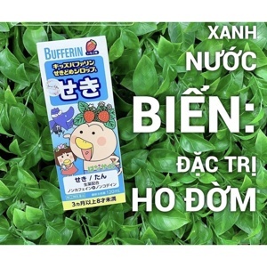 Siro Bufferin màu xanh dương trị ho đờm 120ml cho bé từ 3 tháng