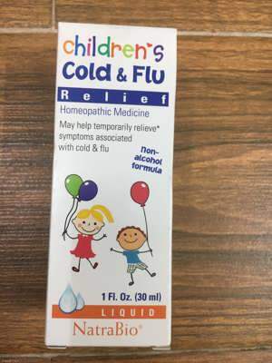 Siro cảm cúm Children Cold & Flu Relief Natrabio 30ml