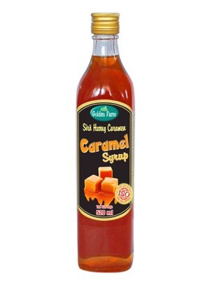 Sirô caramel Golden Farm 520 ml