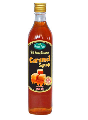 Sirô caramel Golden Farm 520 ml