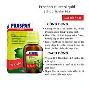 Siro chữa ho Prospan Hustensaft