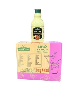 Siro dâu Golden Farm - 2L