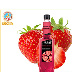 Siro Davinci European Strawberry (Dâu) 750ml