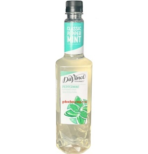 Siro Davinci Menta Cubano (Bạc Hà Trắng) 750ml