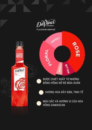 Siro Davinci Rose (Hoa Hồng) 750ml