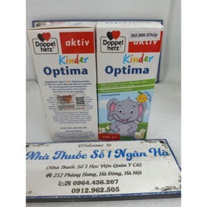 Siro Doppelherz Kinder Optima Vitamin tổng hợp cho trẻ biếng ăn, kém hấp thu