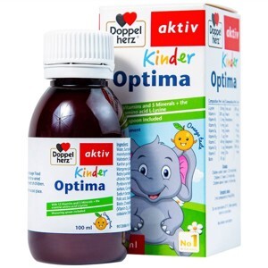 Siro Doppelherz Kinder Optima Vitamin tổng hợp cho trẻ biếng ăn, kém hấp thu