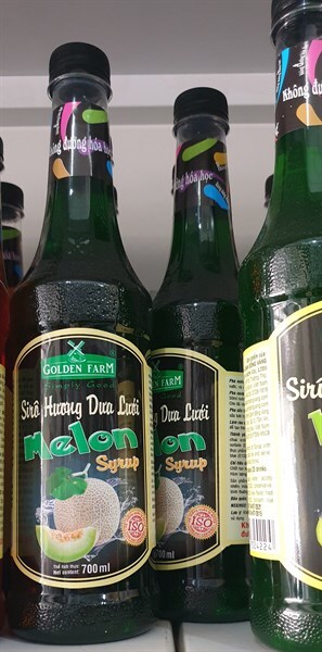 Siro dưa lưới Golden Farm - 700ml