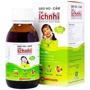Siro giải cảm – giảm ho – tiêu đờm Ích Nhi Nam Dược (90ml)