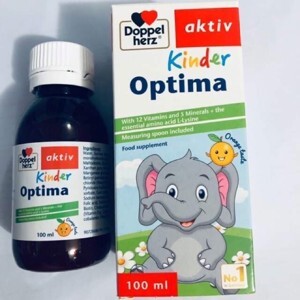 Siro giúp bé ăn ngon Doppelherz Kinder Multivitamin Syrup With L-Lysine 100ml