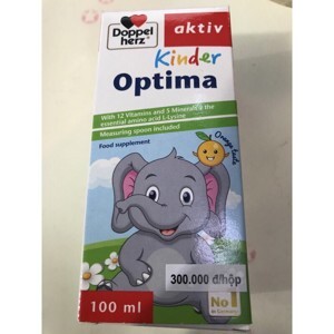 Siro giúp bé ăn ngon Doppelherz Kinder Multivitamin Syrup With L-Lysine 100ml