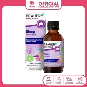 Siro giúp bé ngủ ngon sâu giấc Brauer Baby & Child Sleep 100ml