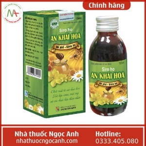 Siro ho An Khái Hoa – Hỗ trợ bổ phế, giảm ho (lọ 125ml)