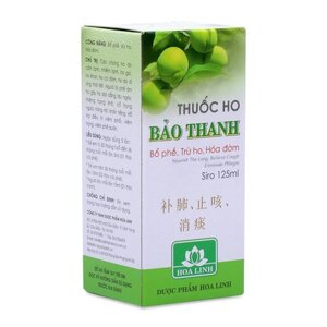 Siro ho Bảo Thanh trẻ em 125ml