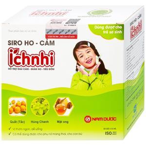 Siro ho cảm ích nhi hộp 30 gói cho bé 0-3 tuổi