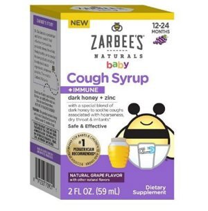 Siro trị ho Zarbee’s Naturals Children's Cough Syrup - 118 ml