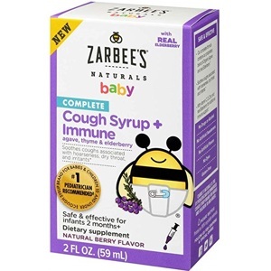 Siro trị ho Zarbee’s Naturals Children's Cough Syrup - 118 ml