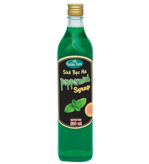 Sirô hương bạc hà Golden Farm 520ml