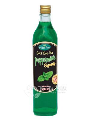 Sirô hương bạc hà Golden Farm 520ml