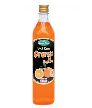 Sirô hương cam Golden Farm 520ml