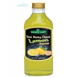 Sirô hương chanh Golden Farm 520ml