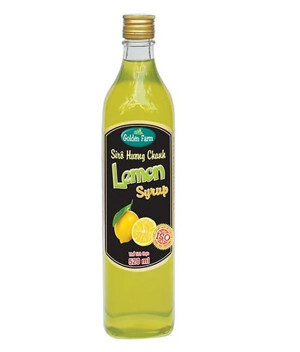 Sirô hương chanh Golden Farm 520ml