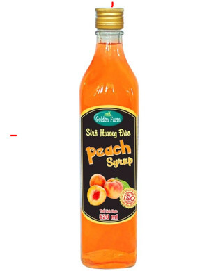 Sirô hương đào Golden Farm 520ml