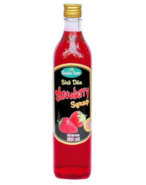 Sirô hương dâu Golden Farm 520ml