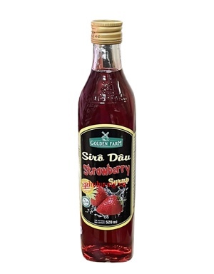 Sirô hương dâu Golden Farm 520ml