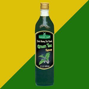 Siro hương trà xanh Golden Farm 520 ml
