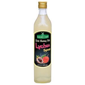 Sirô hương Vải Golden Farm 520ml
