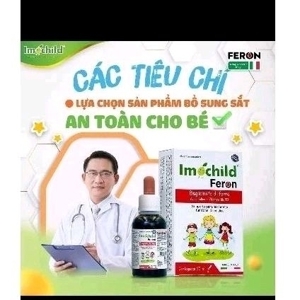 Siro IMOCHILD trẻ em Tăng sức đề kháng - Lọ 125ml