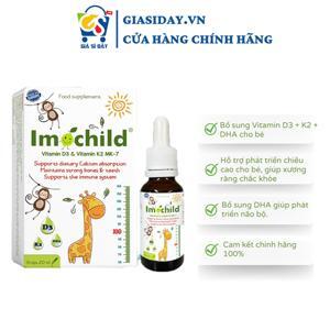 Siro IMOCHILD trẻ em Tăng sức đề kháng - Lọ 125ml